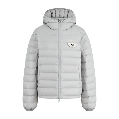 13DE MARZO Doozoo Quilted Down Jacket Grey