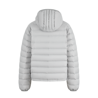 13DE MARZO Doozoo Quilted Down Jacket Grey