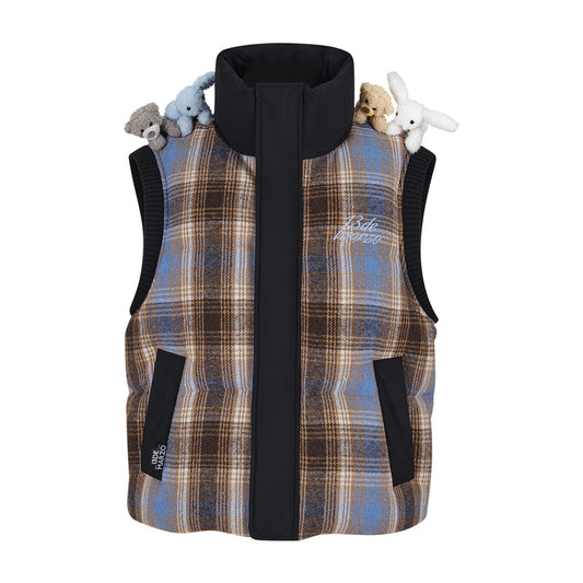 13DE MARZO Friends Bear Down Vest Black