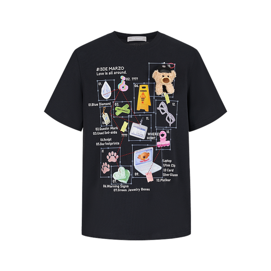 13DE MARZO Clue Version T-Shirt Black