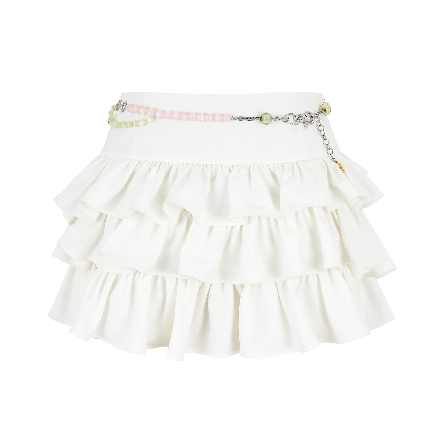 13DE MARZO x Chupa Chups Layered Tulle Skirt White