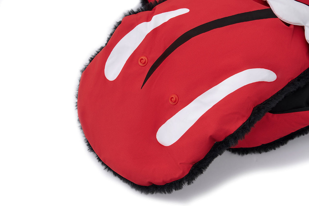 13DE MARZO Rolling Stones Tongue Scarf Red