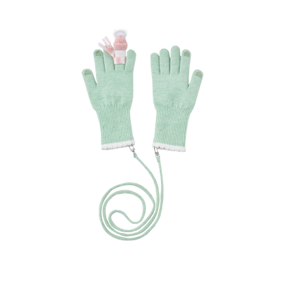 13DE MARZO Snow Bear Gloves Green