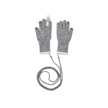 13DE MARZO Snow Bear Gloves Grey