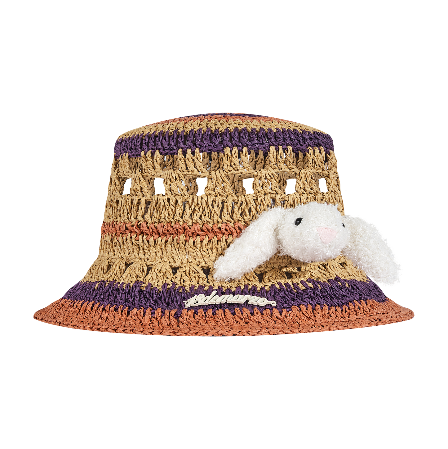 13DE MARZO Crochet Bucket Hat Brown