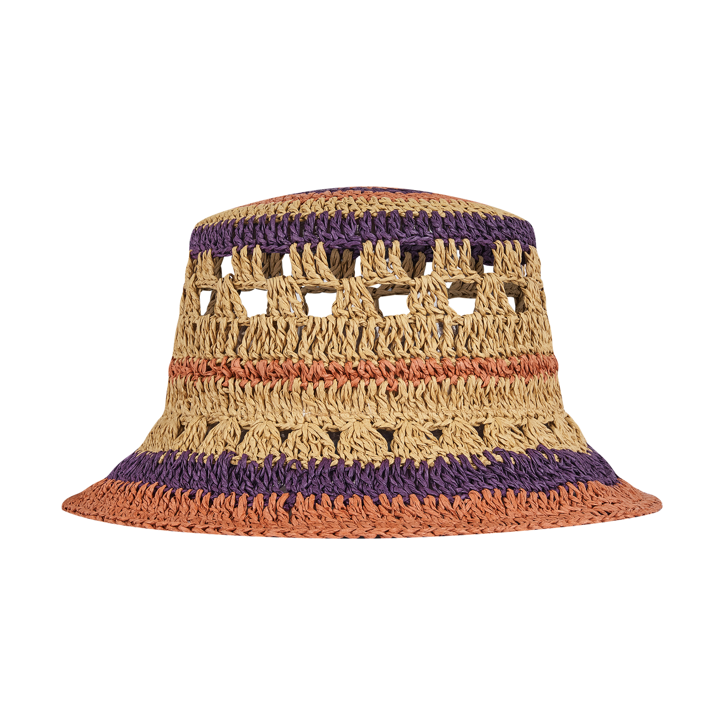 13DE MARZO Crochet Bucket Hat Brown