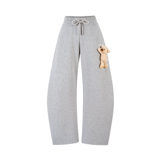13DE MARZO Casual Bear Blade Sweatpants Grey