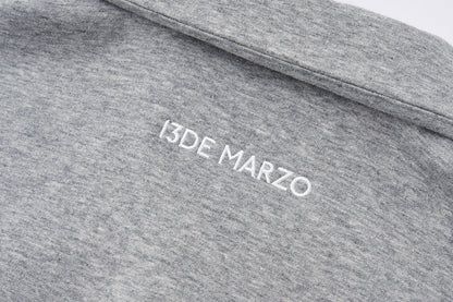13DE MARZO Polo Long Sleeve Sweatshirt Grey