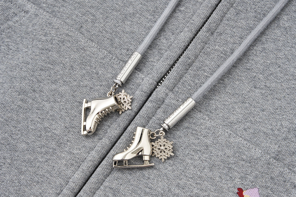 13DE MARZO Snow Bear Hoodie Grey
