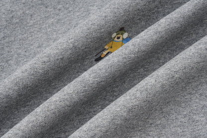 13DE MARZO Snow Bear Hoodie Grey