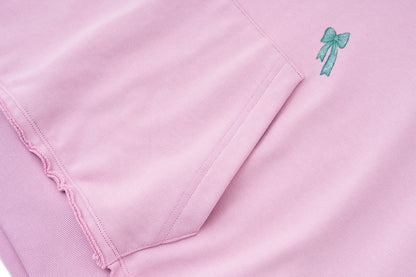 13DE MARZO Crystal Ball Print Hoodie Pink