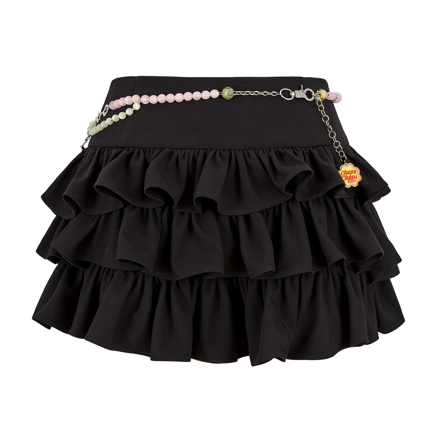 13DE MARZO x Chupa Chups Layered Tulle Skirt Black
