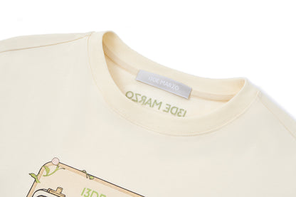 13DE MARZO Manor Party Illustration T-shirt