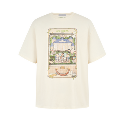 13DE MARZO Manor Party Illustration T-shirt