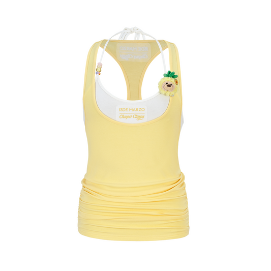 13DE MARZO x Chupa Chups Lollipop Cami Top Set Yellow