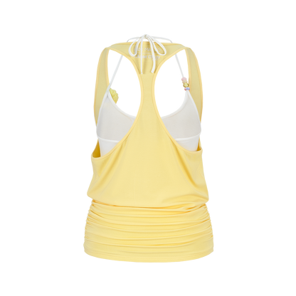 13DE MARZO x Chupa Chups Lollipop Cami Top Set Yellow