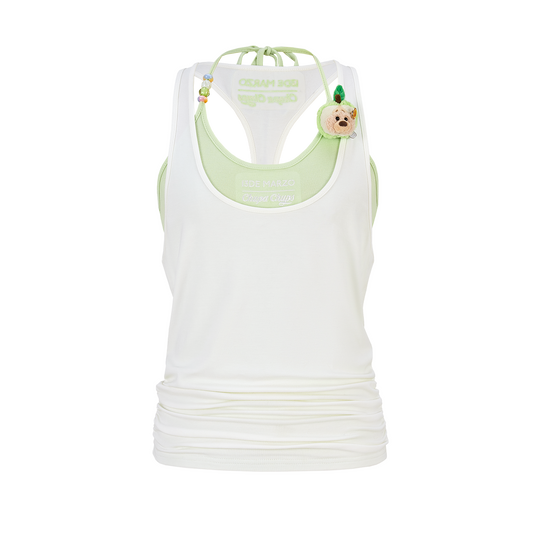 13DE MARZO x Chupa Chups Lollipop Cami Top Set White