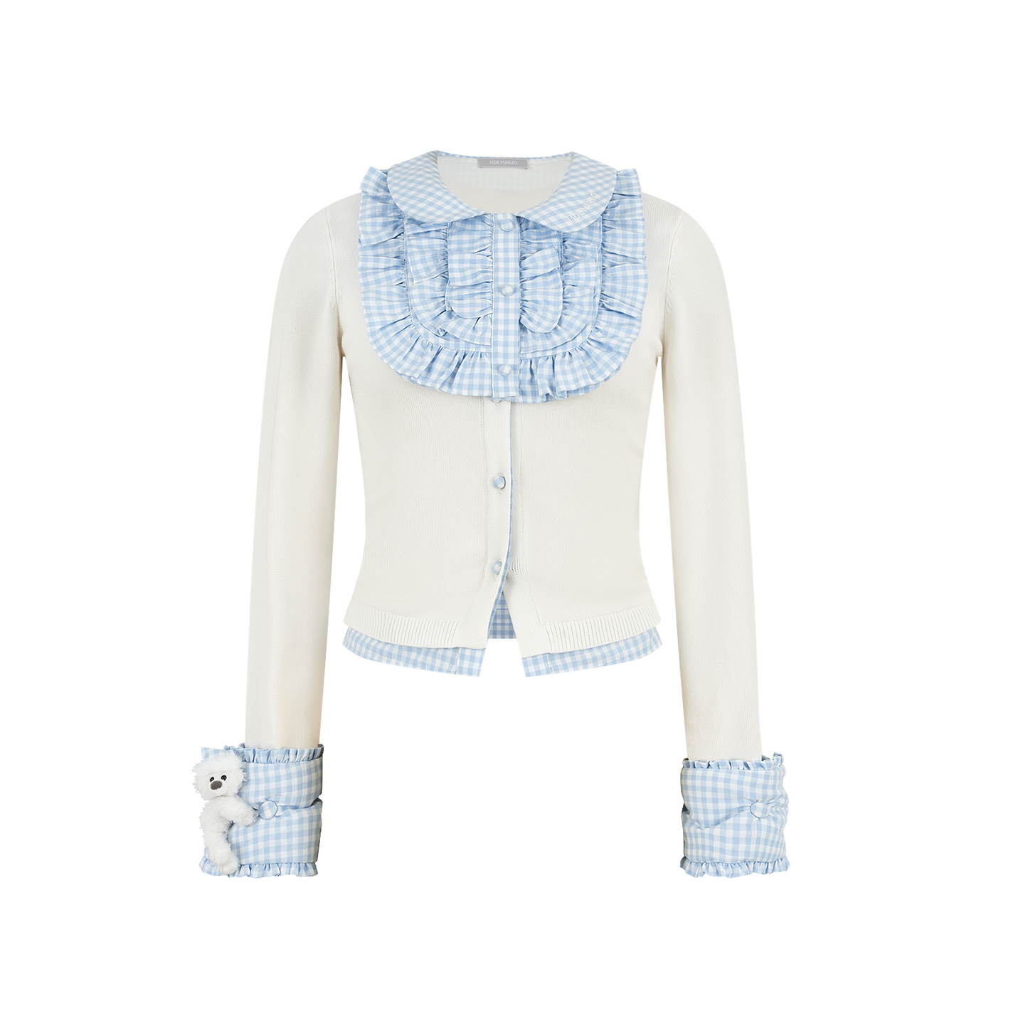 13DE MARZO Nighty Night Bear Sleeve Shirt