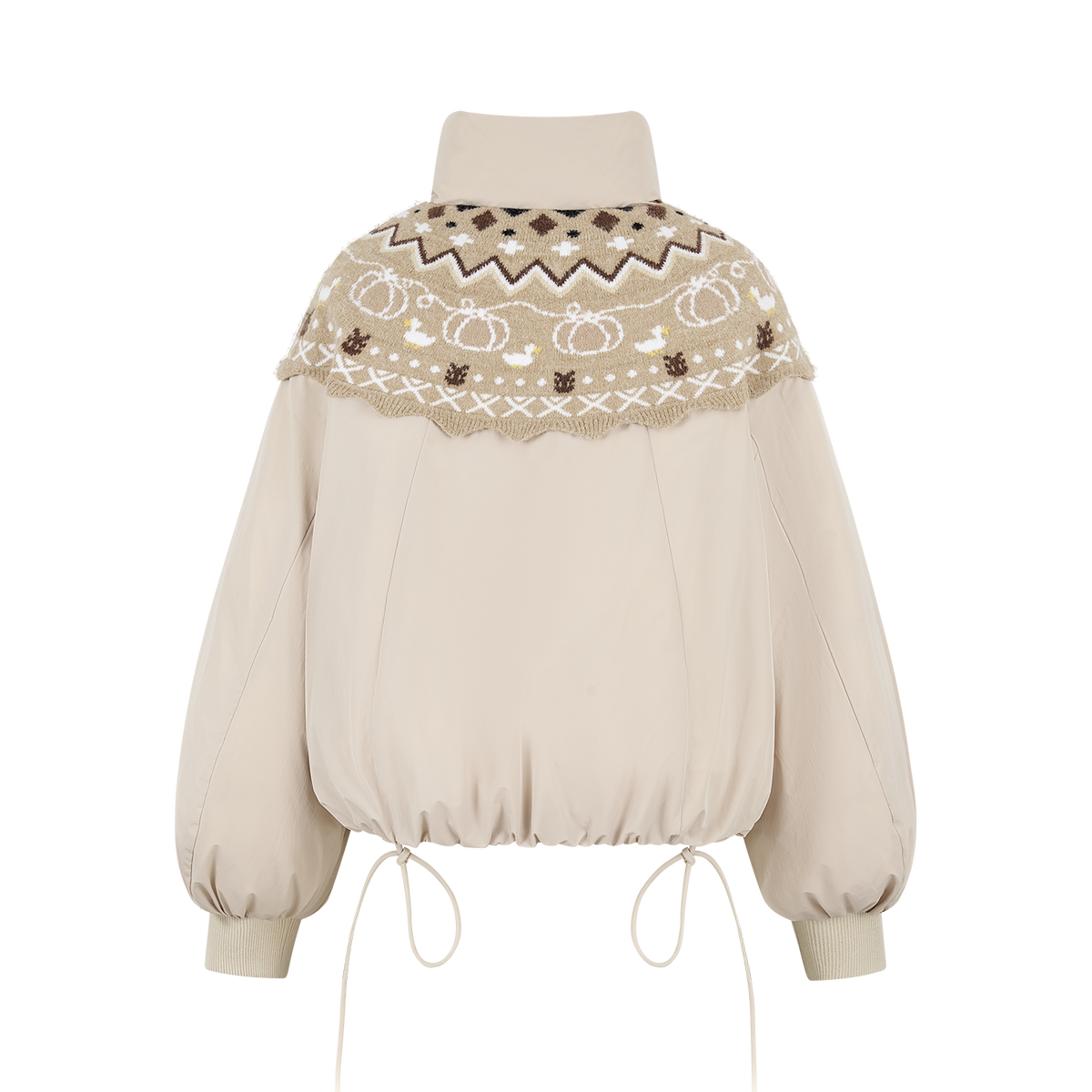 13DE MARZO Marzo Valley Bear Bud Down Jacket Khaki