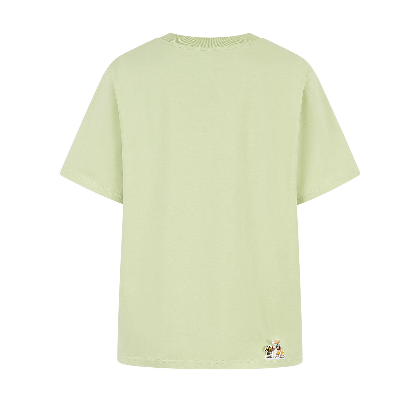 13DE MARZO Valley Pumpkin Print T-shirt Green