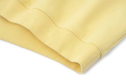 13DE MARZO Lollipop Wrapper Cropped Hoodie Yellow