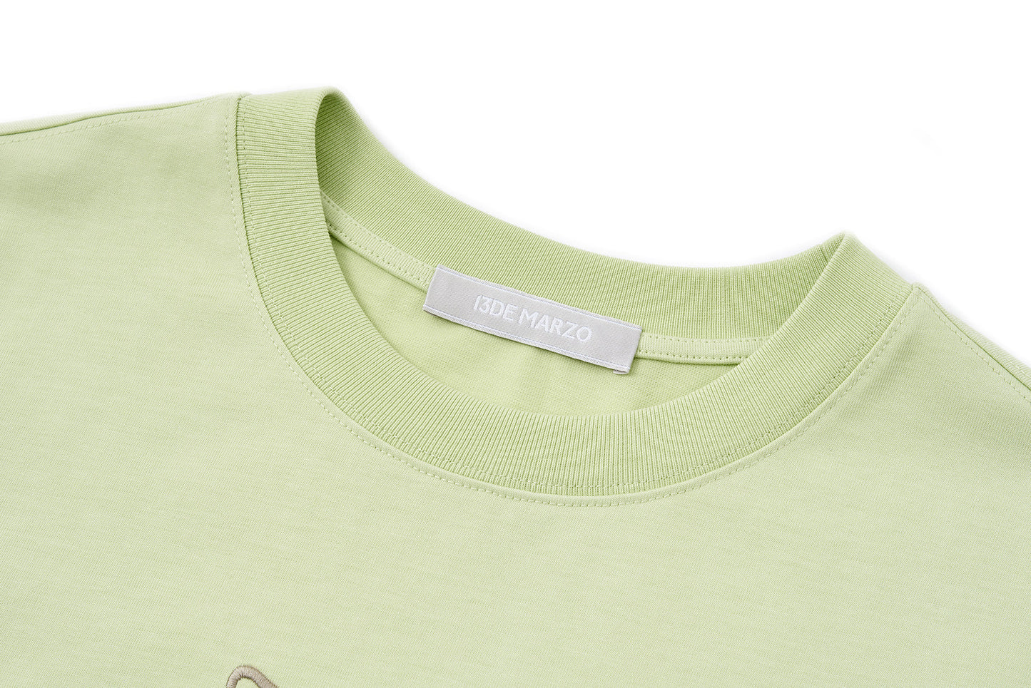 13DE MARZO Valley Pumpkin Print T-shirt Green