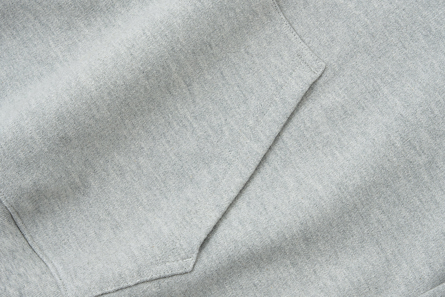 13DE MARZO Lace-Brim Pullover Hoodie Grey