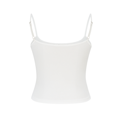 13DE MARZO Mini Bear Print Vest White