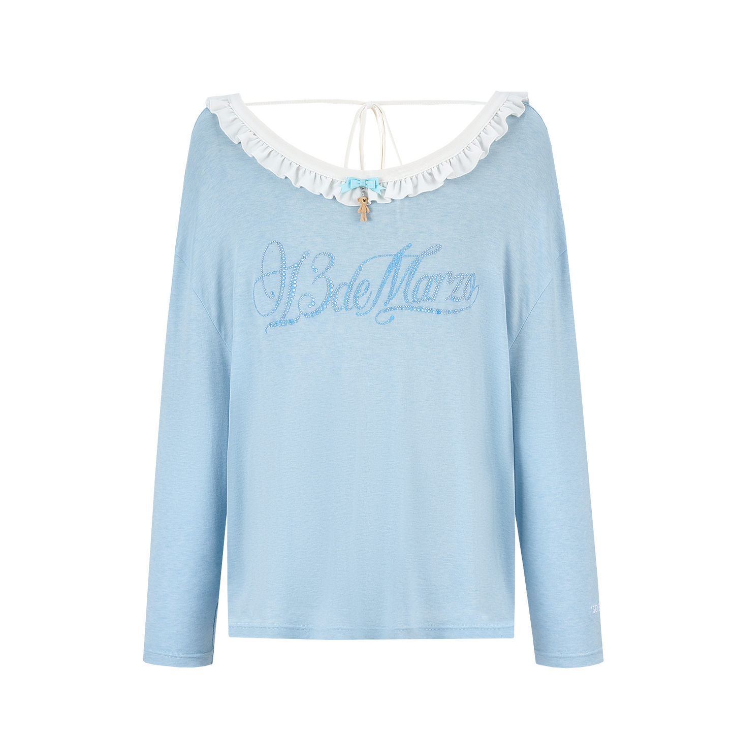 13DE MARZO Reversible Multi-Way Cover-Up Blue