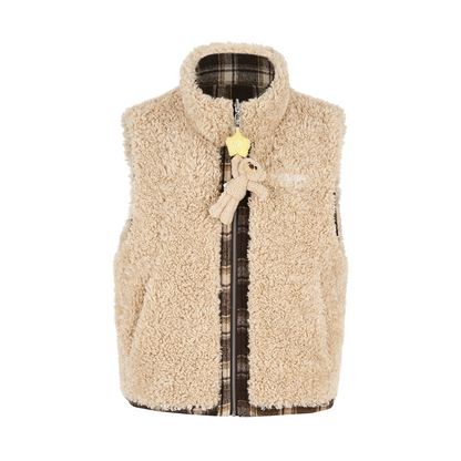 13DE MARZO Luminous Bear Reversible Down Vest