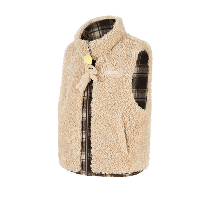 13DE MARZO Luminous Bear Reversible Down Vest