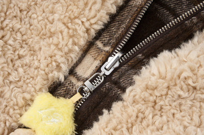 13DE MARZO Luminous Bear Reversible Down Vest