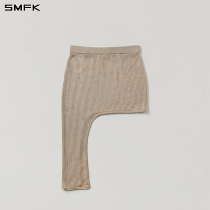 SMFK Myth Aeolus Asymmetry Knit Evening Short Dress Tencel+Silk Fresh Skin