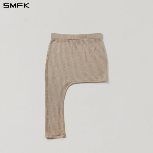 SMFK Myth Aeolus Asymmetry Knit Evening Short Dress Tencel+Silk Fresh Skin