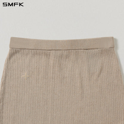 SMFK Myth Aeolus Asymmetry Knit Evening Short Dress Tencel+Silk Fresh Skin