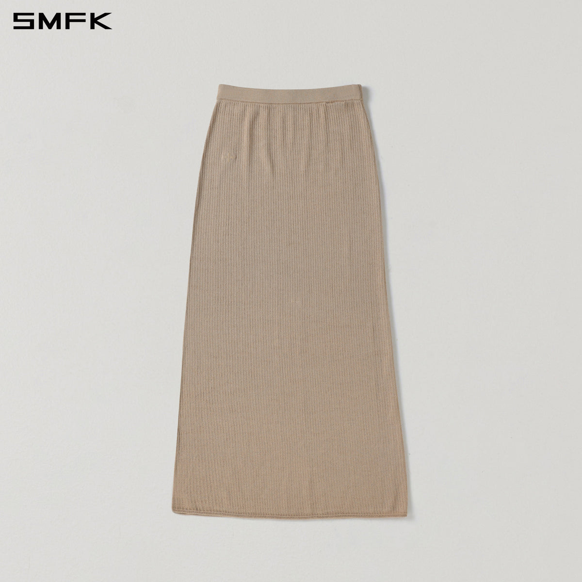 SMFK Myth Seer Strt Knit Long Dress Tencel+Silk Fresh Skin