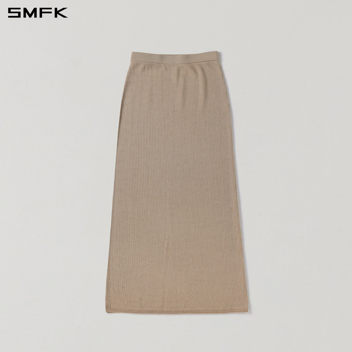 SMFK Myth Seer Strt Knit Long Dress Tencel+Silk Fresh Skin