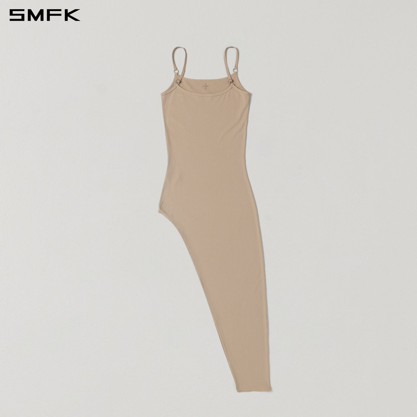 SMFK Vintage Nomadic Silk Asymmetry Camisole Dress Silk+Cotton Fresh Skin