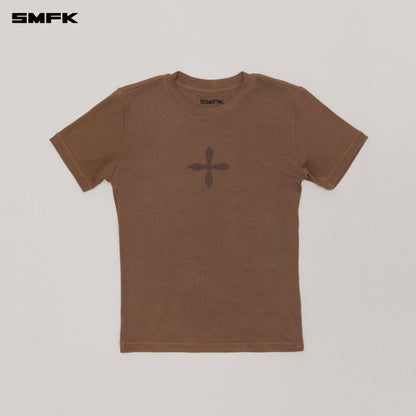 SMFK COMPASS Original Badge Tee Wild Horse Brown