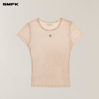 SMFK VINTAGE STORM Fade Dye Silk Sports Tee Fading Desert