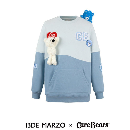 13DE MARZO x CARE BEARS Wave Color Sweater Dusk Blue