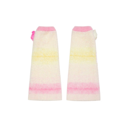 13DE MARZO x CARE BEAR Faded Mohair Leg Warmers