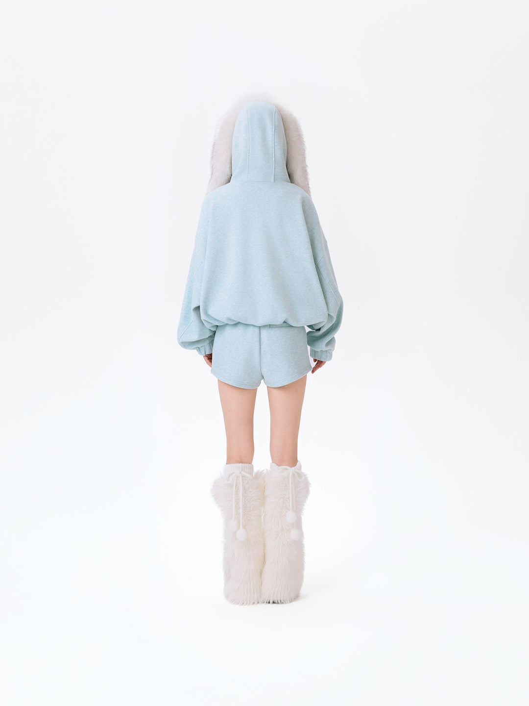 13DE MARZO Doozoo Brushed Shorts Blue