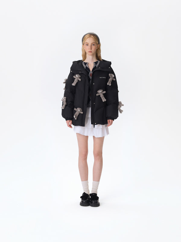 13DE MARZO Doozoo Full Down Jacket Black