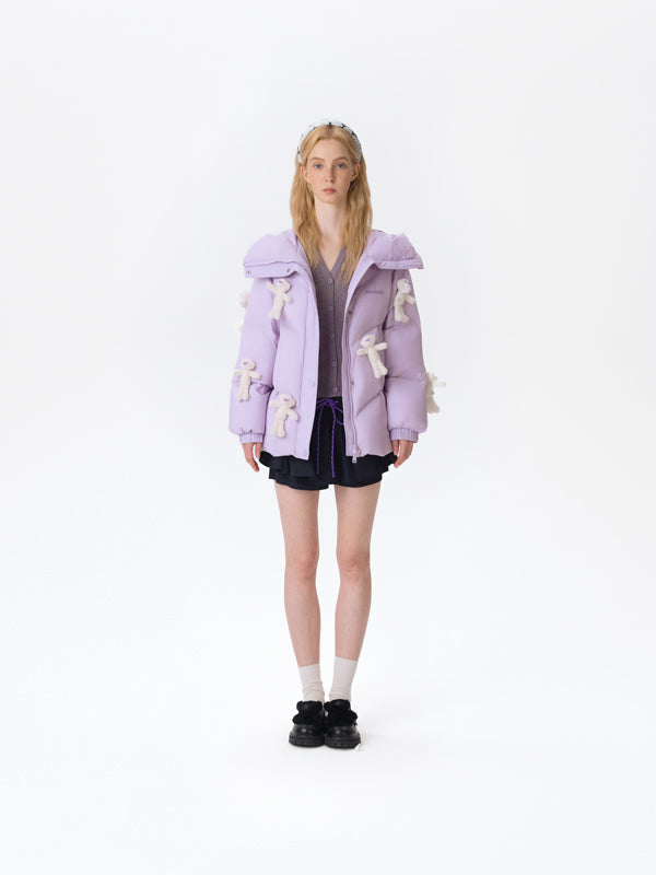 13DE MARZO Doozoo Full Down Jacket Purple