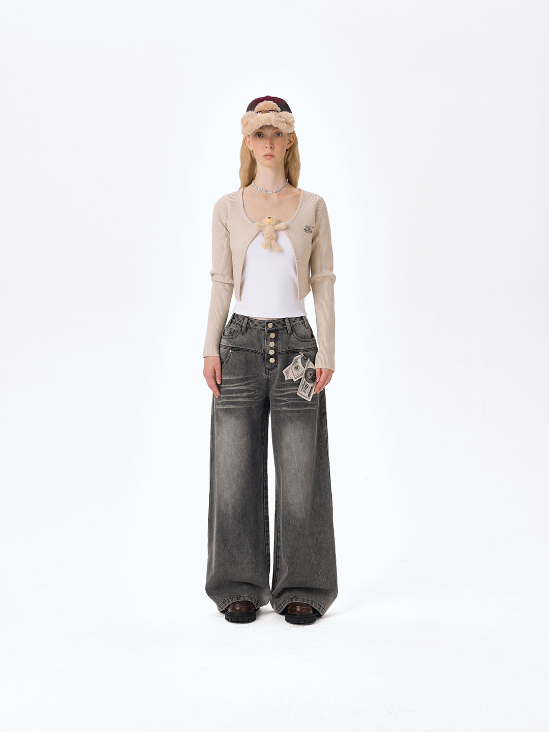 13DE MARZO Bear to Back Cap Red