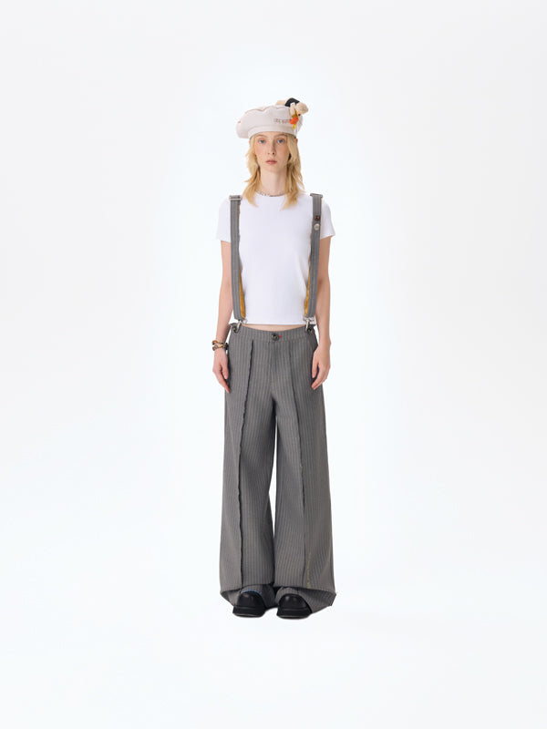 13DE MARZO Tailor Bear Ruler Overall Grey