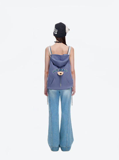 13DE MARZO Doozoo 3D Bear Beanie Dark Grey