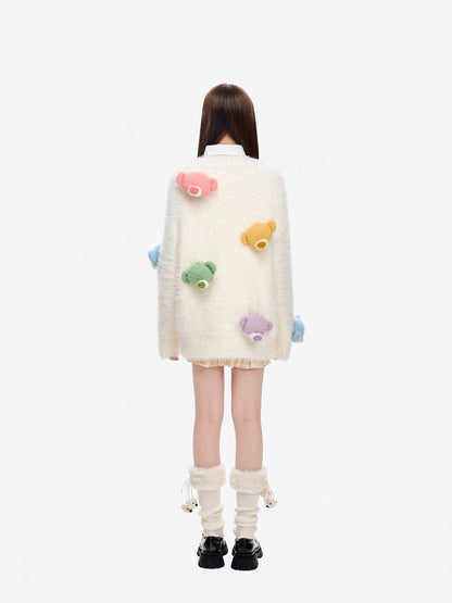 13DE MARZO Doozoo Fuzzy Socks Beige