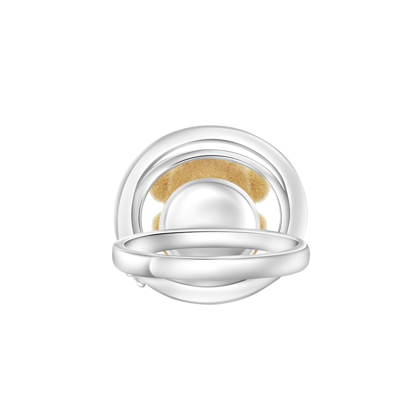 13DE MARZO Bear Planet Zircon Ring